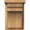 Ekena Millwork Yorktown Rough Sawn Corbel w/Backplate, Western Red Cedar, 8"W x 8"D x 12"H COR08X08X12YOR01RWR - alternate 3